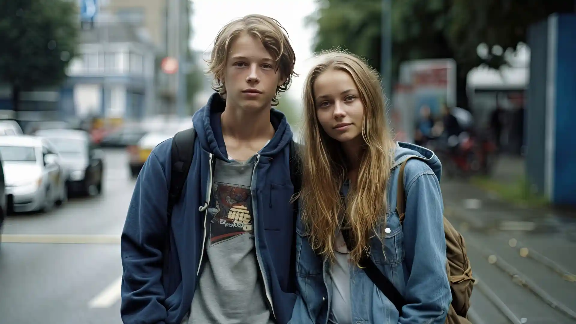 アメリカの高校生カップル