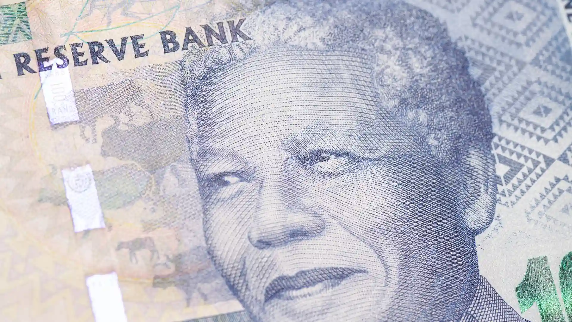 ネルソンマンデラが印刷された南アフリカの紙幣